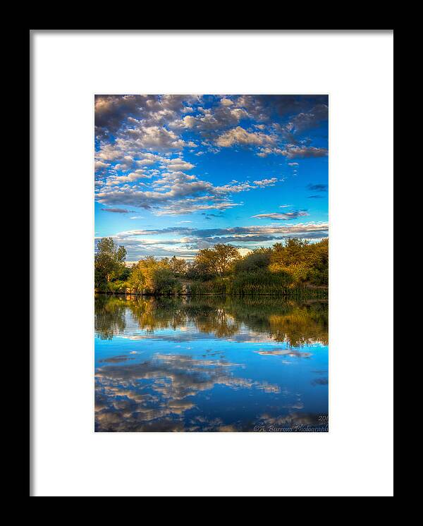 Yavapai County Framed Print featuring the photograph Cumulus Colors by Aaron Burrows