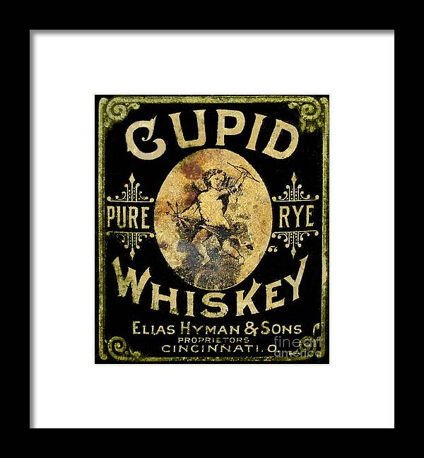 Cupid Whiskey Framed Print featuring the photograph Cupid Whiskey by Jon Neidert