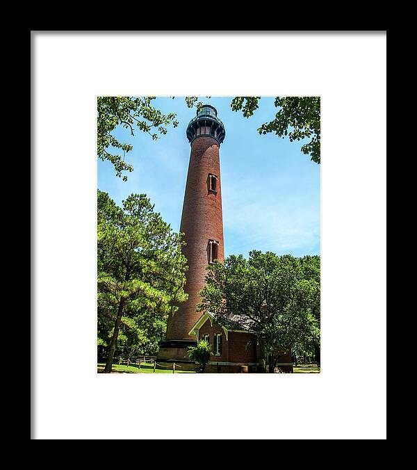 Lighthouse Framed Print featuring the photograph Currituck Beach Lighthouse by Gordon Engebretson