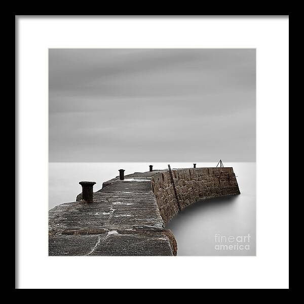 Harbour Framed Print featuring the photograph Curve by Richard Thomas