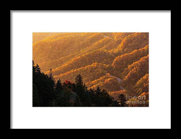 Smokey Mountains Framed Print featuring the photograph Smoky Mountain Roads by Doug Sturgess