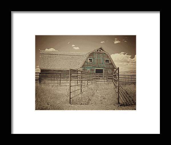 55 Ranch Framed Print featuring the photograph Custom CHiser 55 Ranch by Amanda Smith