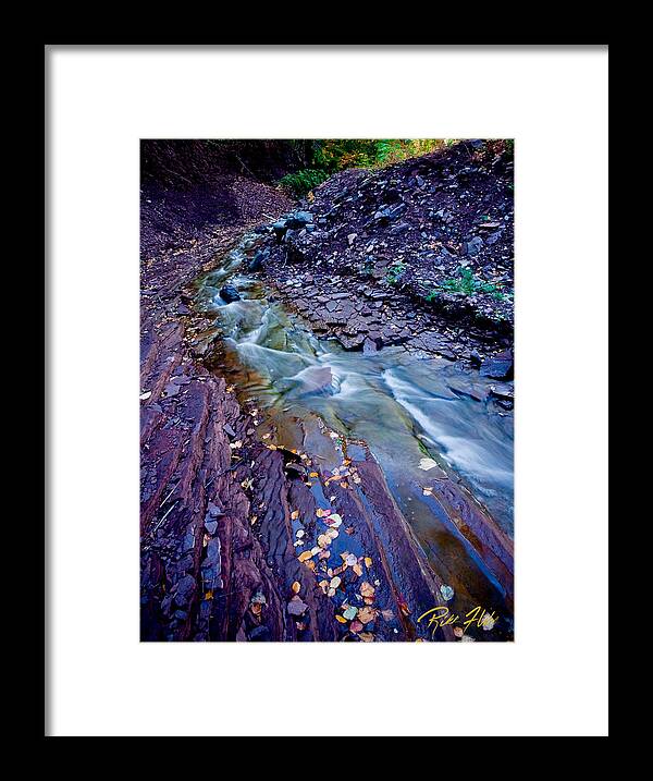Autumn Framed Print featuring the photograph Cut Face Creek by Rikk Flohr