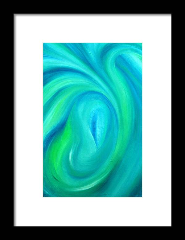 Abstract Framed Print featuring the painting Cy Lantyca17 by Cyryn Fyrcyd
