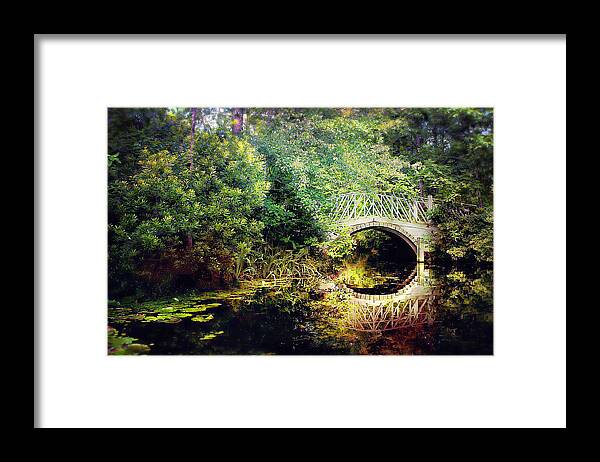 Bridge Framed Print featuring the photograph Cypress Gardens by Jessica Brawley