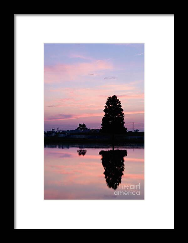 Sunset Framed Print featuring the photograph D008541 by Daniel Dempster
