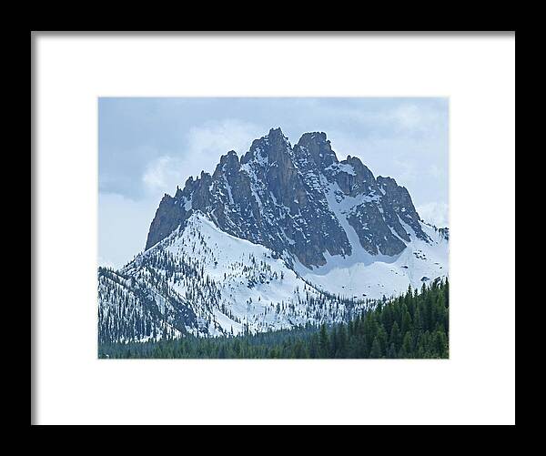 Heyburn Mountain Framed Print featuring the photograph D07330 Heyburn Mountain by Ed Cooper Photography