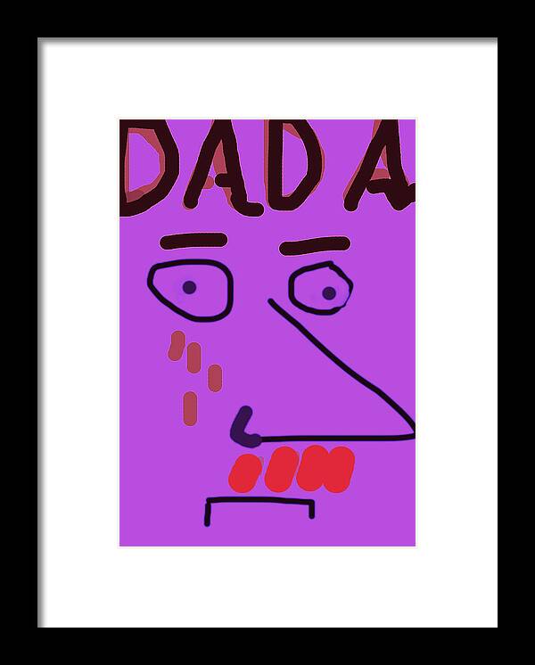 Dadaism Framed Print featuring the drawing Dada Poster No 5 by Paul Sutcliffe