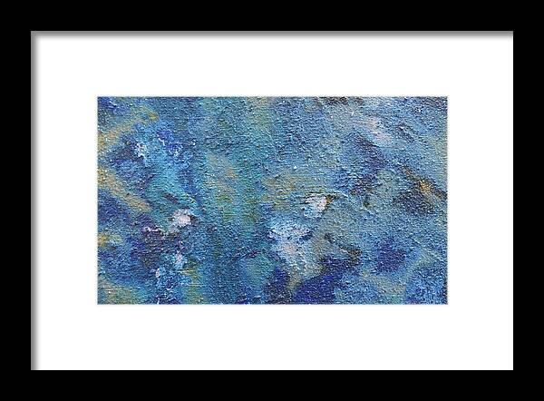 Lyrical Abstract Framed Print featuring the painting Daily Abstraction 217122201B by Eduard Meinema