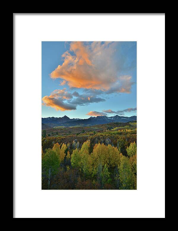 Colorado Framed Print featuring the photograph Dallas Divide Sunrise by Ray Mathis