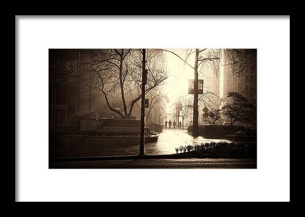 Rain Framed Print featuring the photograph Damp Dawn by Cameron Wood