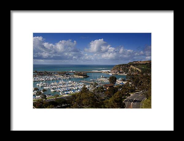 Dana Point Framed Print featuring the photograph Dana Point Harbor California by Cliff Wassmann