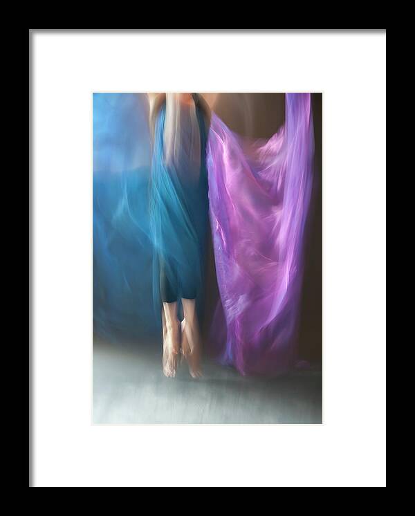 Dancer Framed Print featuring the photograph Jete Battu by Adele Aron Greenspun