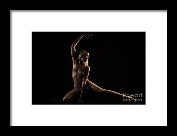 Artistic Photographs Framed Print featuring the photograph Dance in solitary by Robert WK Clark