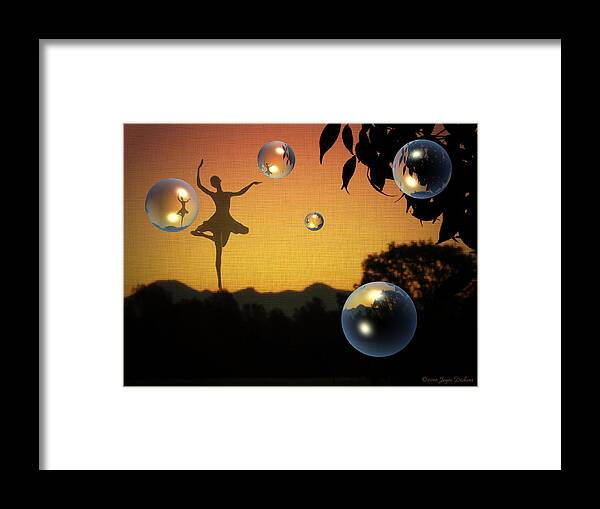 Ballerina Framed Print featuring the photograph Dance Of A New Day by Joyce Dickens