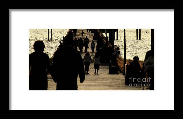 Beach Framed Print featuring the photograph Dance of Life - 2 by Linda Shafer