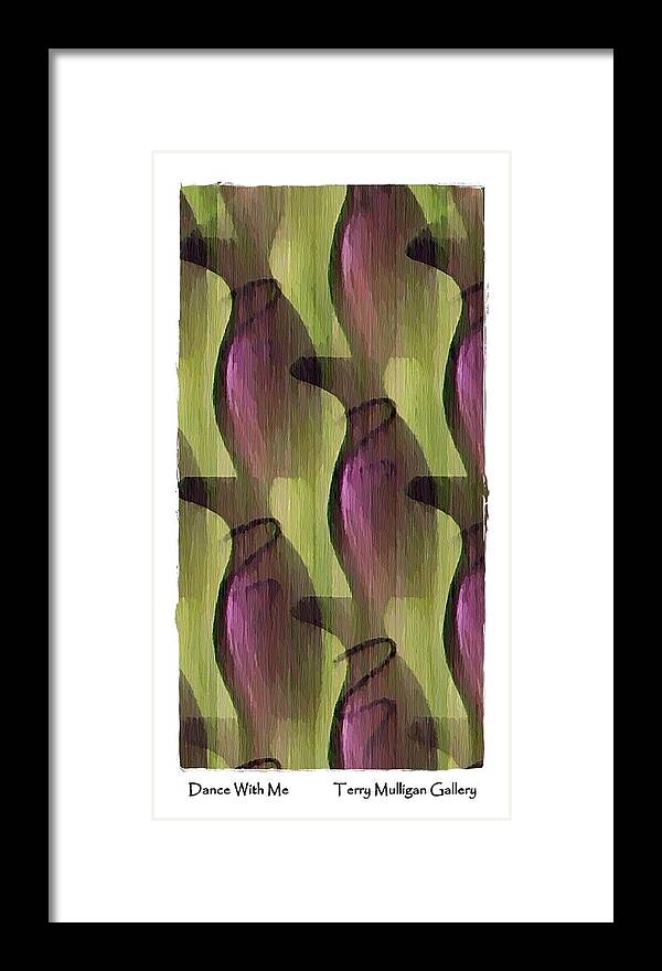 Dance Framed Print featuring the digital art Dance With Me by Terry Mulligan