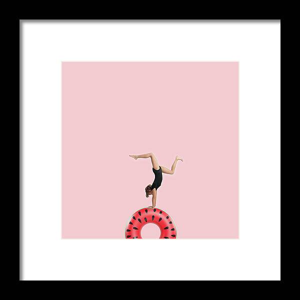 Minimal Framed Print featuring the photograph Dancing by Caterina Theoharidou