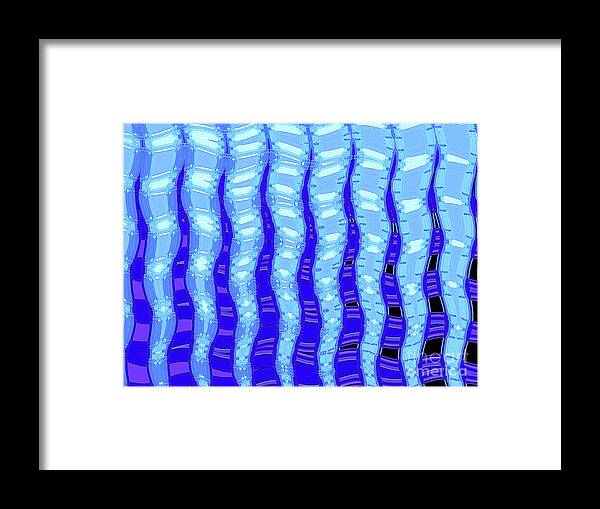 Dance Framed Print featuring the digital art Dancing Kelp by Ann Johndro-Collins