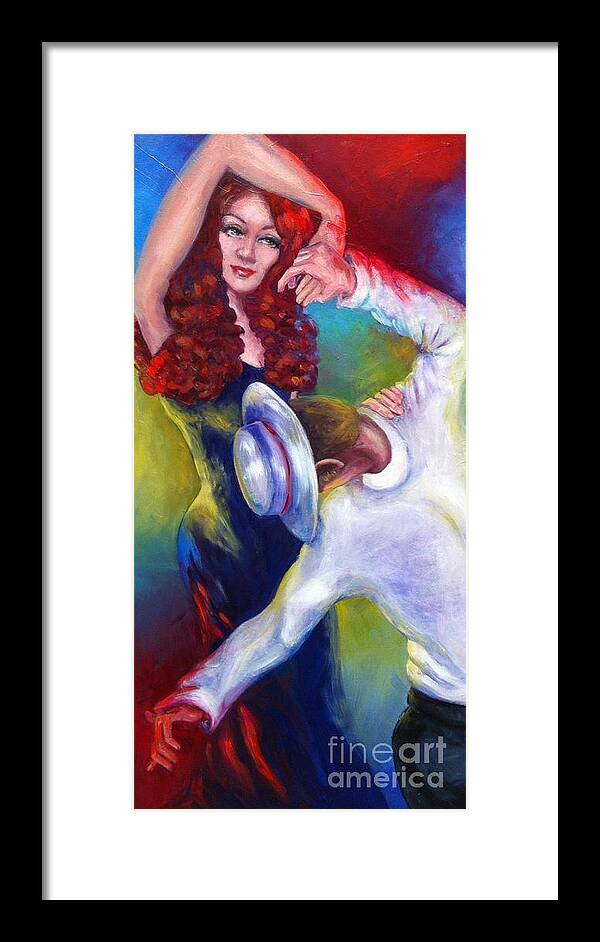  Dance Framed Print featuring the painting Dancing Out Loud by Beverly Boulet