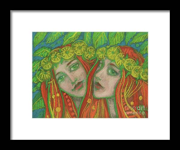 Summer Framed Print featuring the painting Dandelions by Julia Khoroshikh