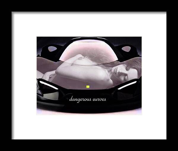 Exotic Framed Print featuring the photograph Dangerous Curves by Bruce Gannon