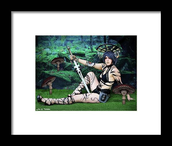 Fantasy Framed Print featuring the photograph Dark Company by Jon Volden
