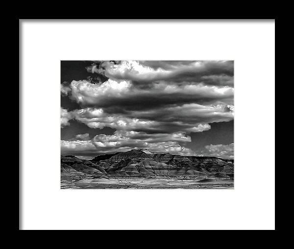 Clouds Framed Print featuring the photograph Dark Days by Louis Dallara