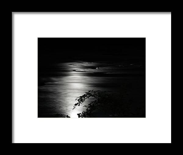 River Framed Print featuring the digital art Dark River by Kathleen Illes