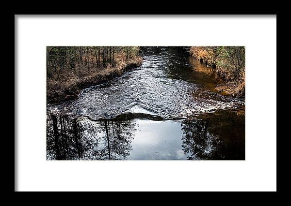 Fall Framed Print featuring the photograph Dark Waters by Glenn DiPaola