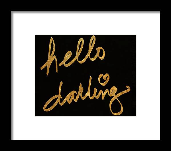 Darling Framed Print featuring the painting Darling Bella I by South Social Studio