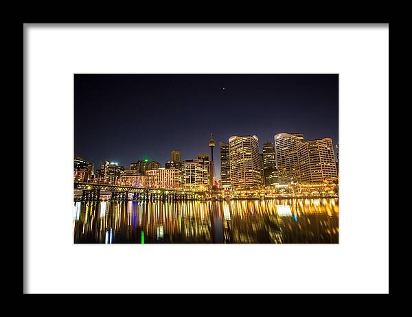 Darling Harbour Framed Print featuring the photograph Darling Harbour by Jackie Russo