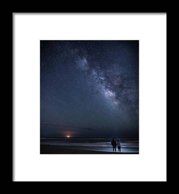 Oak Island Framed Print featuring the photograph Date NIght by Nick Noble