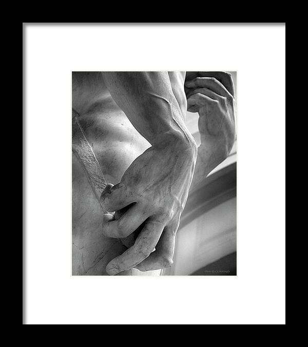 Photo Of Framed Print featuring the photograph David's Hands by Coke Mattingly