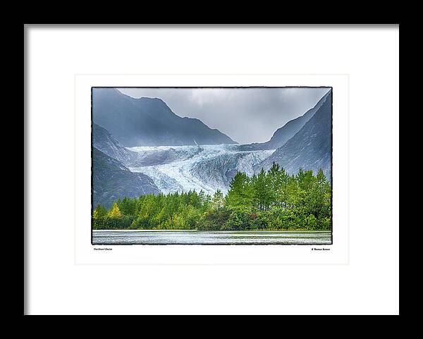 Glacier Framed Print featuring the photograph Davidson Glacier by R Thomas Berner