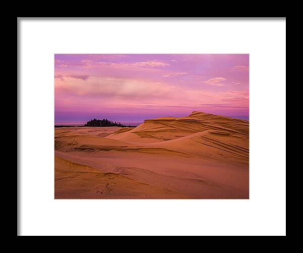 Coast Framed Print featuring the photograph Dawn Dunes by Robert Potts