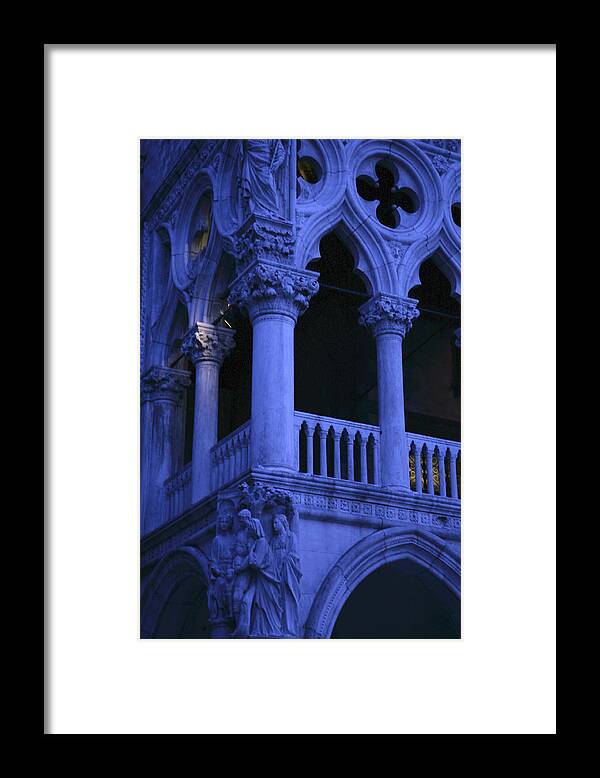 Doge's Palace Framed Print featuring the photograph Dawn Magic in Venice by Ave Guevara