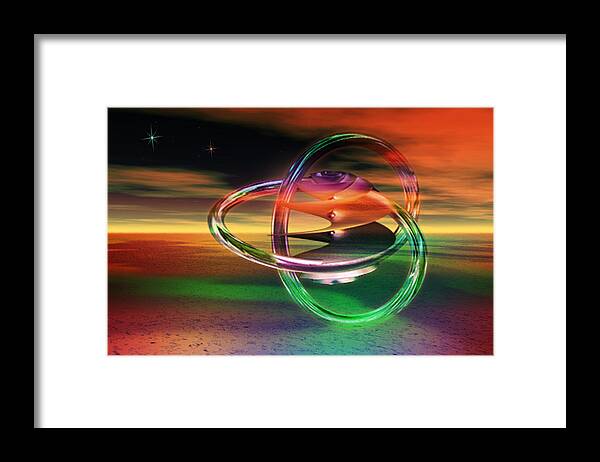 Creation Framed Print featuring the digital art Dawn Of New Creation by Shadowlea Is