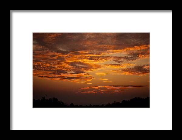Dawn Framed Print featuring the photograph Dawn on Gaither Mountain at Ponca Wilderness by Michael Dougherty