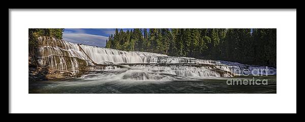 British Columbia Framed Print featuring the photograph Dawson Falls by Carrie Cole
