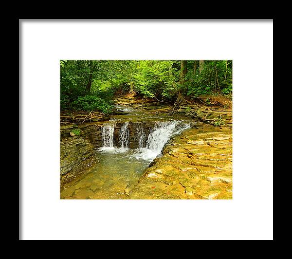Saunder Springs Framed Print featuring the photograph Saunders Springs, Kentucky by Stacie Siemsen