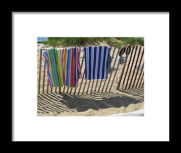 Colors Framed Print featuring the photograph Day at the beach by John Scates