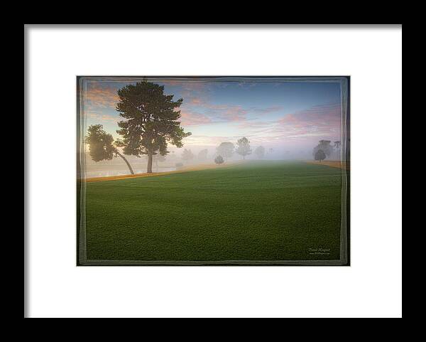 Golf Framed Print featuring the photograph Daybreak at Willowcreek by David Wagner