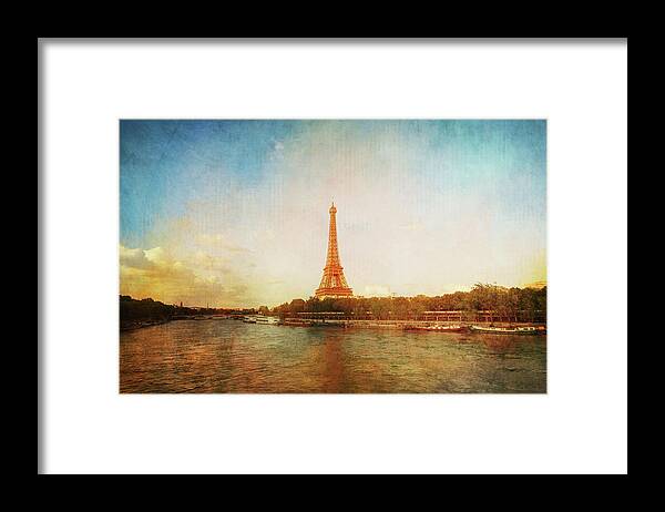 Eiffel Tower Framed Print featuring the photograph Daydreaming by Melanie Alexandra Price