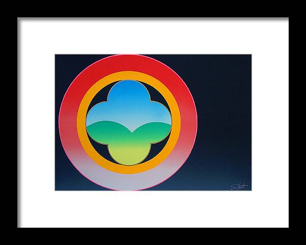 Quatrefoil Framed Print featuring the mixed media Daylight by Charles Stuart