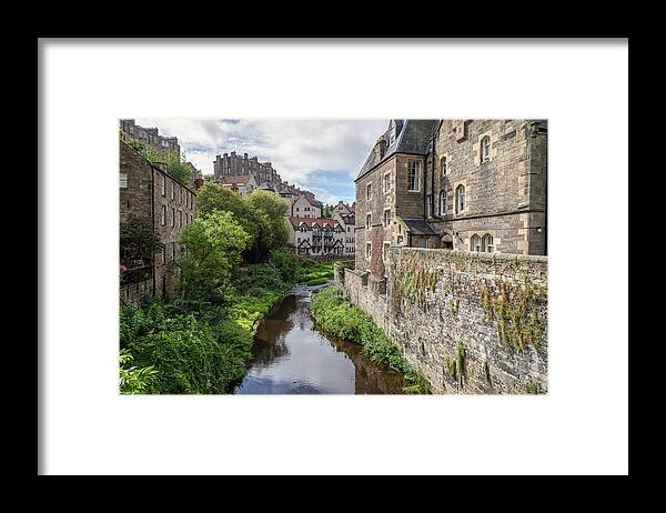 Dean Village Framed Print featuring the photograph Dean Village - Scotland by Joana Kruse
