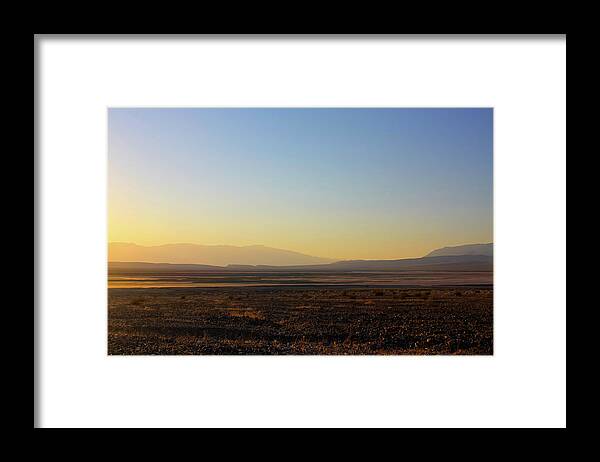 Death Valley National Park Framed Print featuring the photograph Death Valley - A Beautiful but Dangerous Place by Alexandra Till