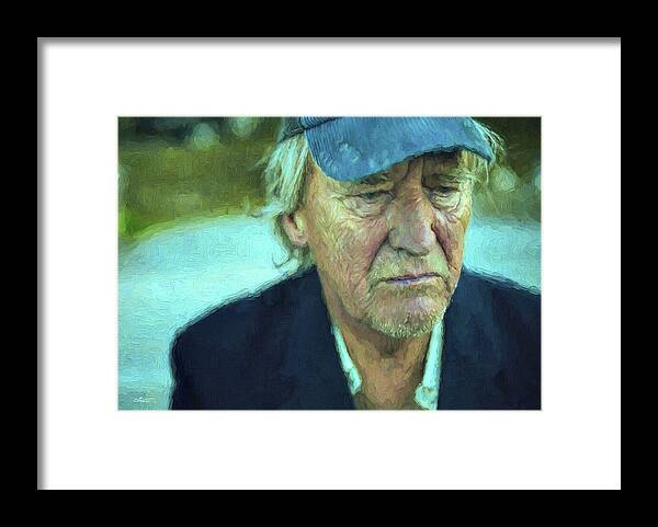 Photo Framed Print featuring the photograph Deep in Thought by Jutta Maria Pusl