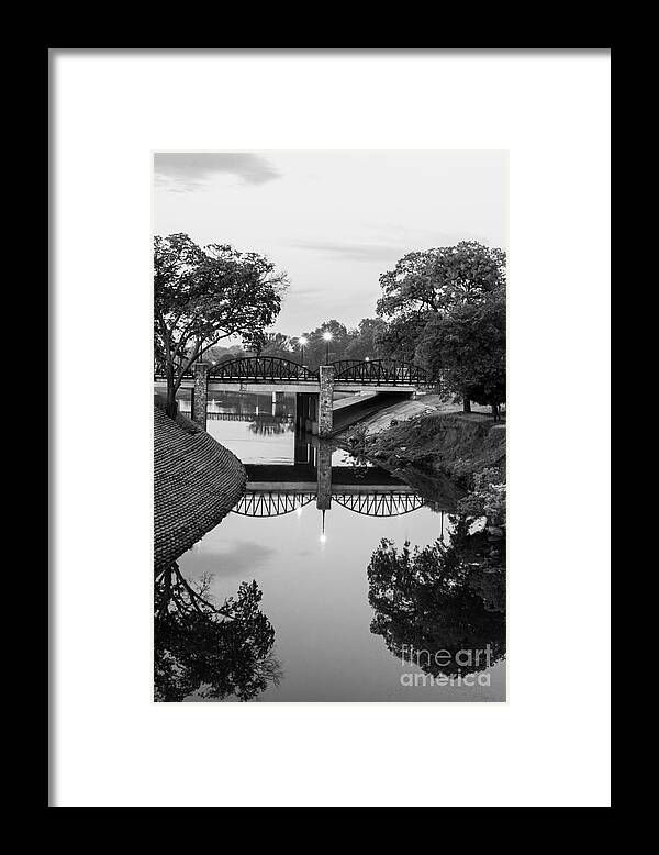 Irving Texas Framed Print featuring the photograph Delaware Creek at Dawn by Imagery by Charly