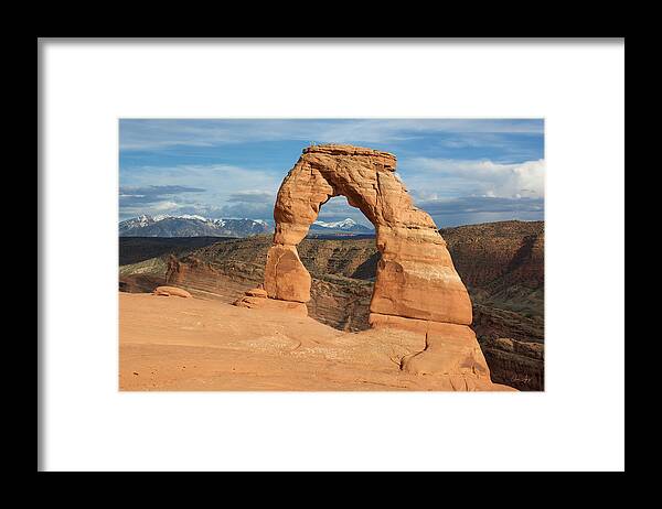 Delicate Framed Print featuring the photograph Delicate Arch by Aaron Spong